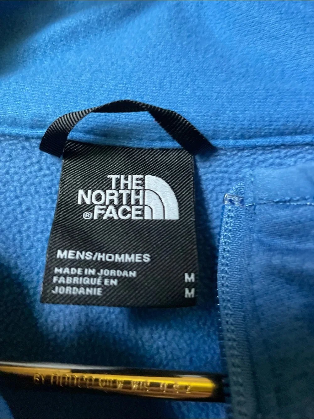 The North Face men's medium long sleeve blue pullover